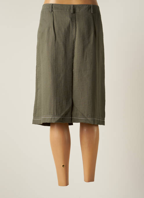 Jupe mi-longue vert CHRISTINE LAURE femme