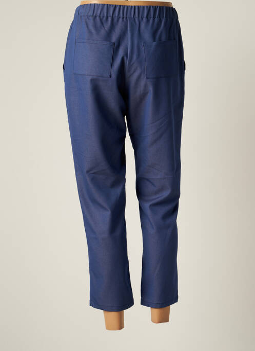 Pantalon droit bleu GUY DUBOUIS pour femme