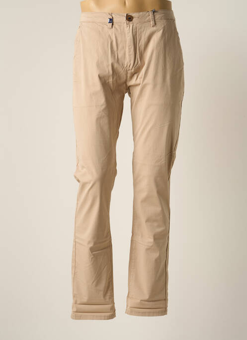Pantalon chino beige BENSON & CHERRY pour homme