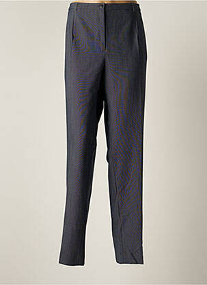 Pantalon droit fermeture zippée sous rabat boutonné taille normale gris GUY DUBOUIS femme