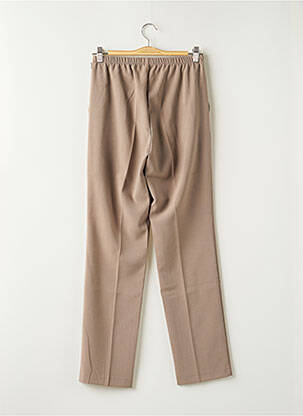 Pantalon droit stretch taille normale beige BRANDTEX homme