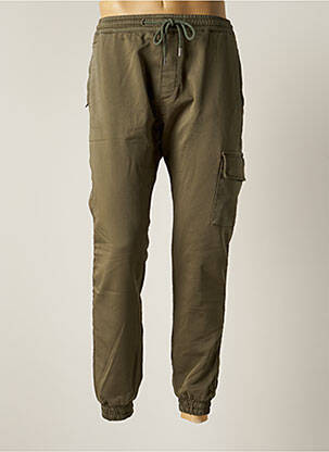Pantalon cargo vert BENSON & CHERRY pour homme