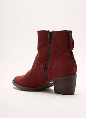Bottines/Boots rouge ELUE PAR NOUS pour femme seconde vue
