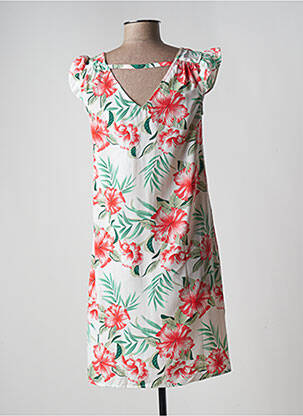 Robe courte manches courtes manches courtes vert ONLY femme