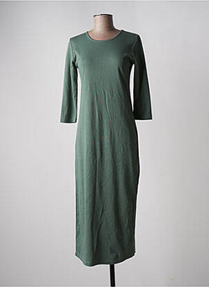 Robe longue vert LOVE BY MD pour femme