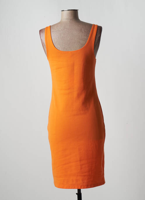 Robe mi-longue orange ONLY pour femme