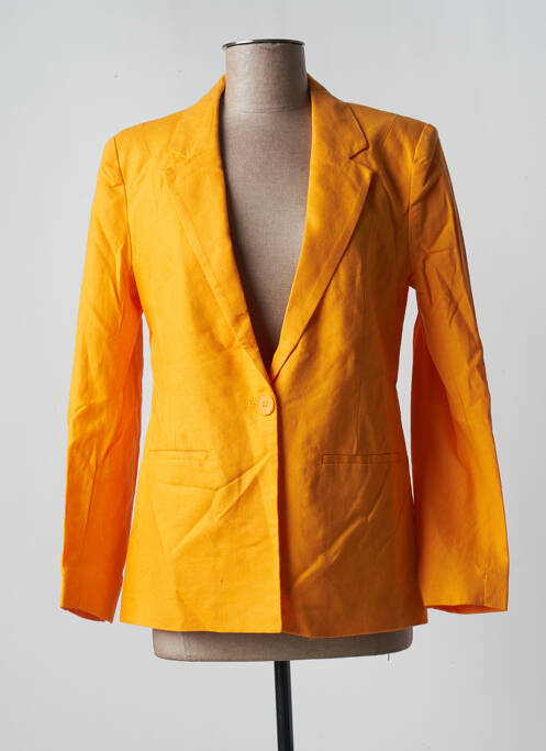 Blazer poches orange ONLY femme