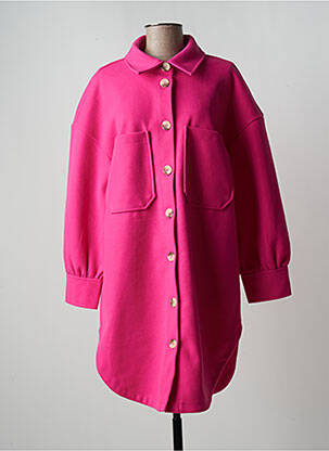 Veste casual poches rose ONLY femme