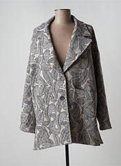 Manteau long gris STUDIO PARISIEN pour femme seconde vue