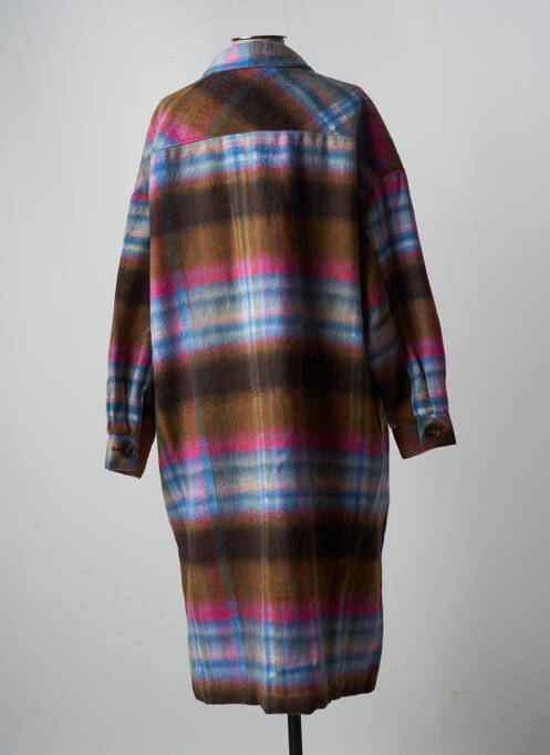 Manteau long vert ONLY pour femme