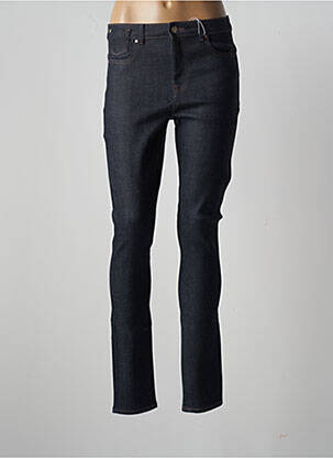 Jeans skinny tissage brut taille haute bleu ONLY femme
