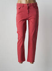 Jeans coupe droite rouge ONLY pour femme seconde vue