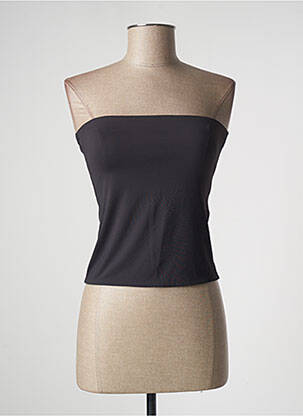 Top stretch sans manche noir ONLY femme