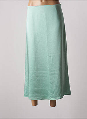 Jupe longue taille haute vert ONLY femme