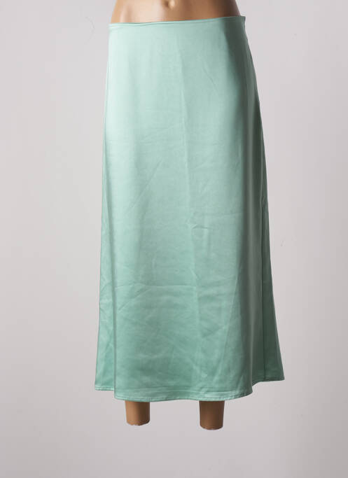 Jupe longue taille haute vert ONLY femme