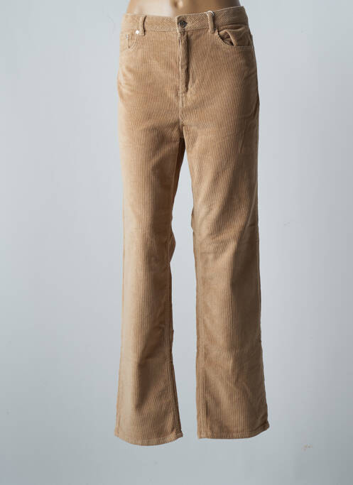 Pantalon droit beige ONLY pour femme