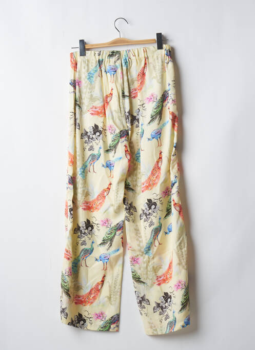 Pantalon droit jaune ATELIER BOHÈME pour femme