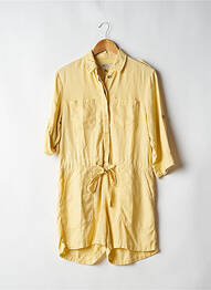 Combishort poches manches 3/4 jaune ATELIER BOHÈME femme