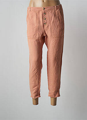 Pantalon slim taille normale taille normale orange ATELIER BOHÈME femme