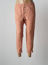 Pantalon slim taille normale taille normale orange ATELIER BOHÈME femme