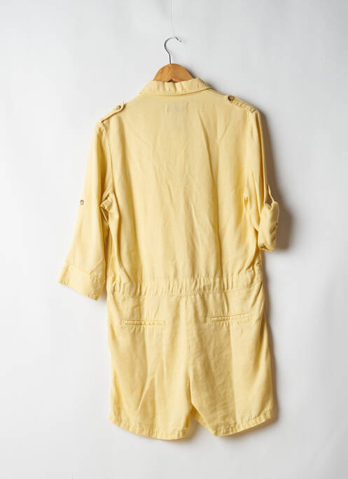 Combishort col chemisier manches 3/4 jaune ATELIER BOHÈME femme