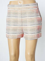 Short taille à pinces taille haute rose ATELIER BOHÈME femme