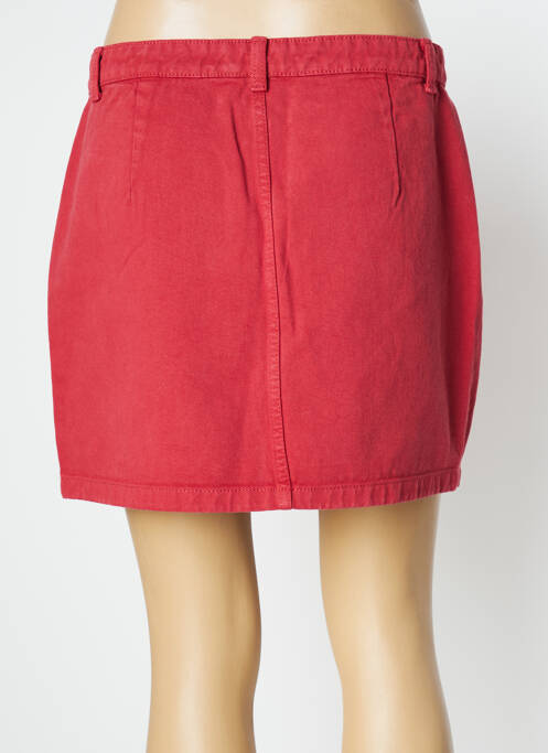 Jupe courte poches rouge ONLY femme