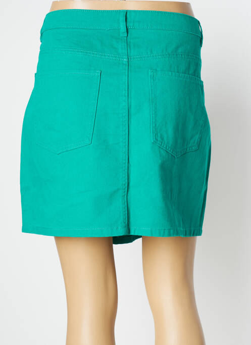 Jupe courte vert ONLY femme