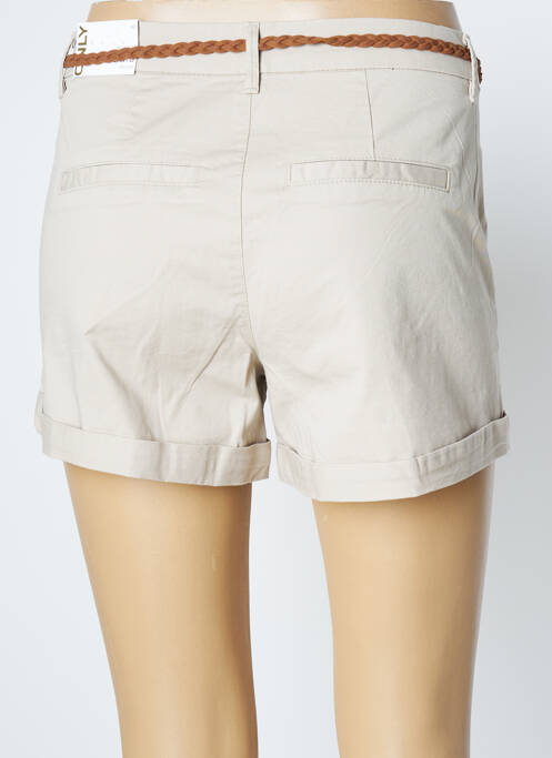 Short beige ONLY pour femme