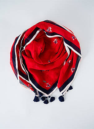 Foulard rouge I.CODE (By IKKS) pour femme