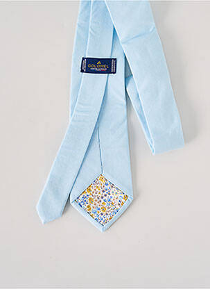 Cravate doublure bleu LE COLONEL homme