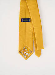Cravate jaune LE COLONEL pour homme seconde vue