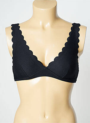 Haut de maillot de bain stretch haut triangles noir ONLY femme