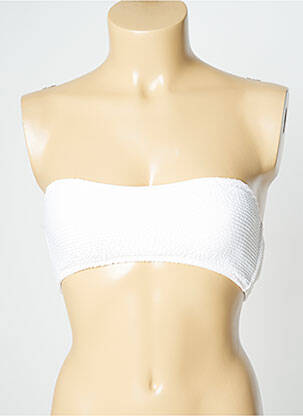 Haut de maillot de bain stretch haut bandeau rose ONLY femme