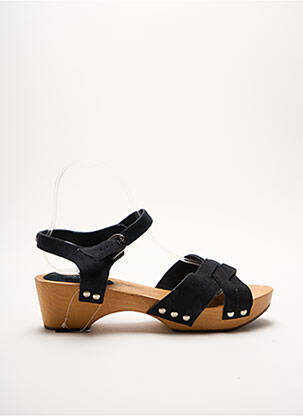 Sandales/Nu pieds noir LE TEMPS DES CERISES pour femme