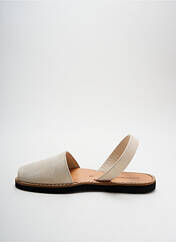 Sandales/Nu pieds beige MINORQUINES pour femme seconde vue