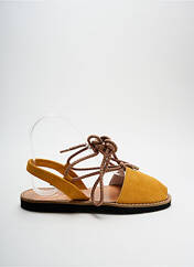 Sandales/Nu pieds jaune MINORQUINES pour femme seconde vue