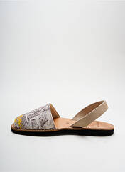 Sandales/Nu pieds jaune MINORQUINES pour femme seconde vue