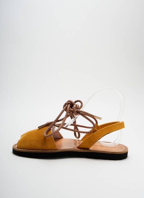 Sandales/Nu pieds jaune MINORQUINES pour femme