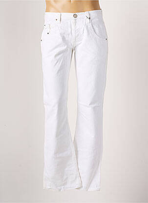 Pantalon flare poches taille basse blanc RWD homme
