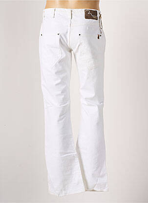 Pantalon flare poches taille basse blanc RWD homme
