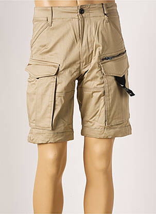 Bermuda stretch taille normale beige G STAR homme