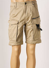 Bermuda stretch taille normale beige G STAR homme