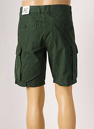 Bermuda tissage popeline taille normale vert KNOWLEDGE COTTON APPAREL homme