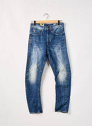 Jean coupe mom fermeture boutonnée sur le devant taille haute bleu G STAR homme