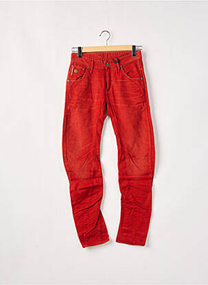 Jeans coupe slim slim taille normale rouge G STAR homme