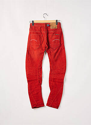 Jeans coupe slim slim taille normale rouge G STAR homme