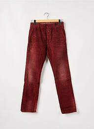 Pantalon droit tissage velours taille normale marron DIESEL homme