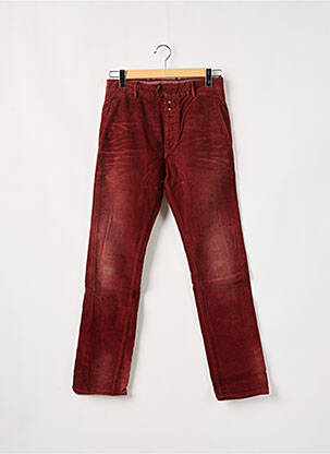 Pantalon droit tissage velours taille normale marron DIESEL homme