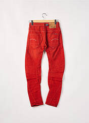 Jeans coupe slim rouge G STAR pour homme seconde vue